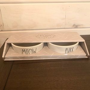 🐈 Rae Dunn | Pet Bowls “MEOW” & “PURR”